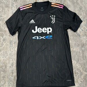 Adidas Juventus Soccer Jersey Mens  Meduim Jeep 4XE Black